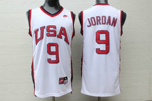 Michael Jordan 9 Team USA 1984 jersey white